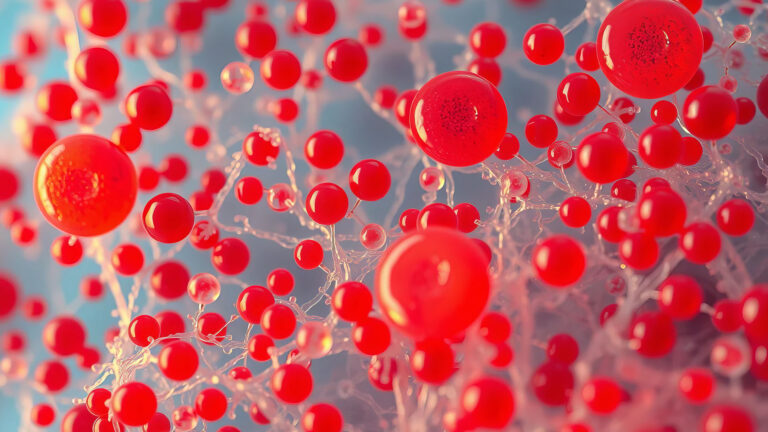 PRF therapy view of platelet-rich fibrin matrix, in vitro, thrombocytes